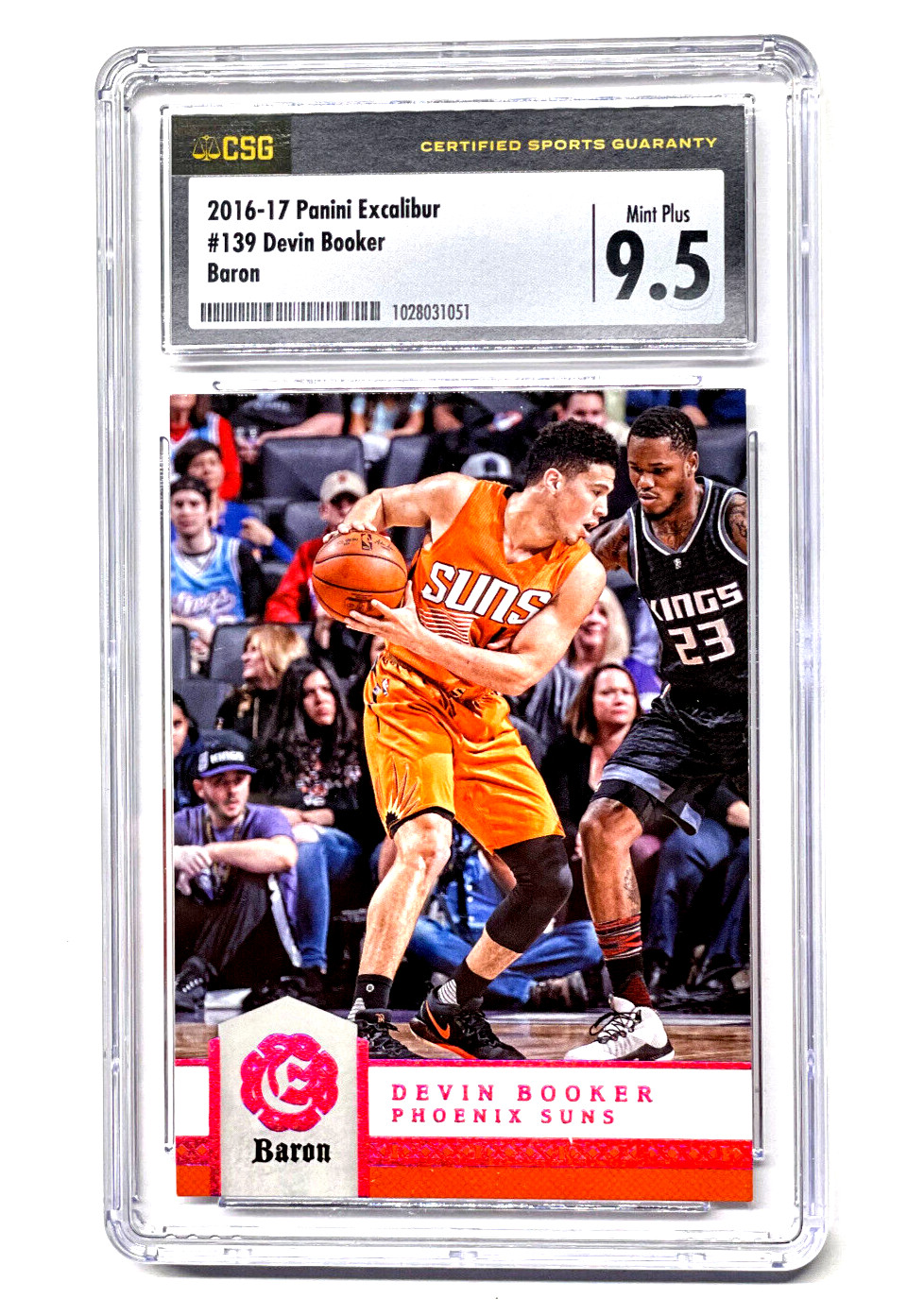 2016-17 Panini Excalibur #139 Devin Booker Baron CSG 9.5 Mint Plus