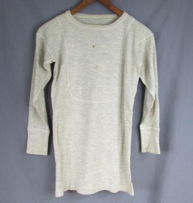 Vintage 1940s US Navy N-1 Undershirt Shirt Original Long Sleeve