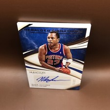 2019-20 Immaculate Mark Aguirre Heralded Signatures Auto Autograph #10/75