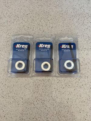 (3) KREG Depth Collar & Allen Wrench for Step Drill Bit KJSC/D