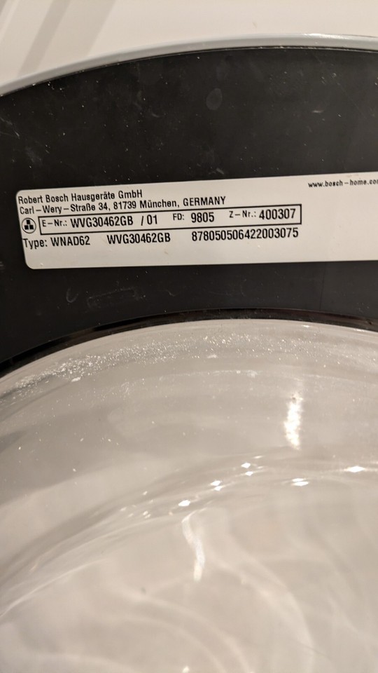 Bosch WVG30462GB, 7kg/4kg, 1500rpm Washer Dryer parts eBay