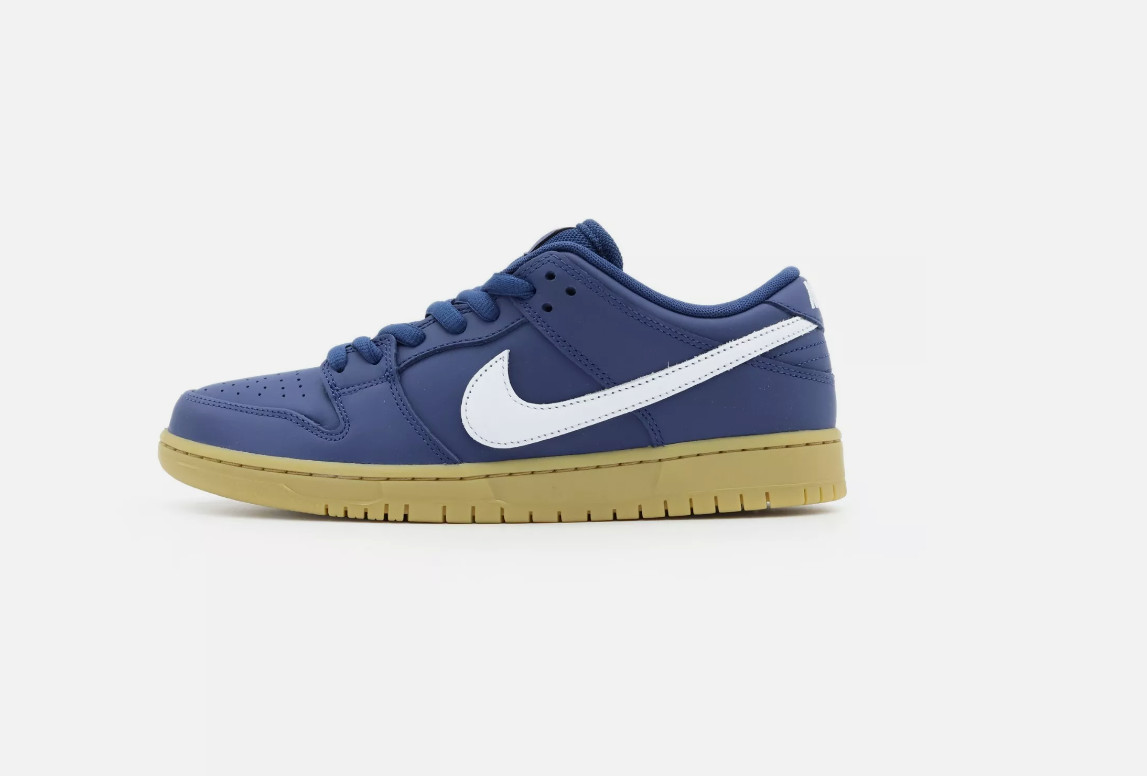 FJ1674-400 Nike SB Dunk Low Pro ISO Orange Label Navy Gum Light Brown (Men's)