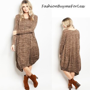 boho sweater dress