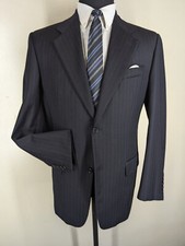 Calvin Klein Vintage Made in Italy Wool Suit-Pleated Pants US Size 42R-NEAR MINT