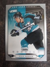 2005-06 Upper Deck Victory Rookie Steve Bernier RC Card# 296
