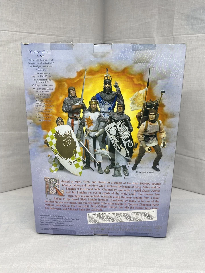 2001 Sideshow Toys МОНТИ ПИТОН И СВЯТОЙ ГРААЛЬ СЭР ГАЛАХАД МАЙКЛ ПЭЙЛИН НОВЫЙ!! - Изображение 2 из 4