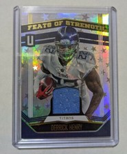 2019 Panini Unparalleled Derrick Henry  Feats Of Strength  Titans #FS-DH /150