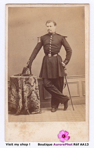 CDV Berthault à Angers – Militaire Officier Infanterie Second Empire – Réf A99