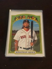 1223-7 2021 Topps Heritage High # RC Jonathan Arauz Boston Red Sox