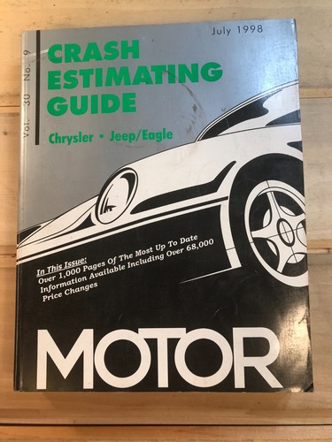 Motor Crash Estimating Guide Chrysler Jeep Paperback July 1998 - Bild 2 von 7