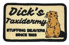 Dick’s Taxidermy Humor Hunting Beaver Deer Vintage Style Retro Patch Hat Cap