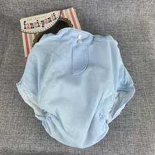 Vtg. 50's Boys Fanci Panti Diaper Cover Nylon Acetate Waterproof 19-25 Lbs. NOS