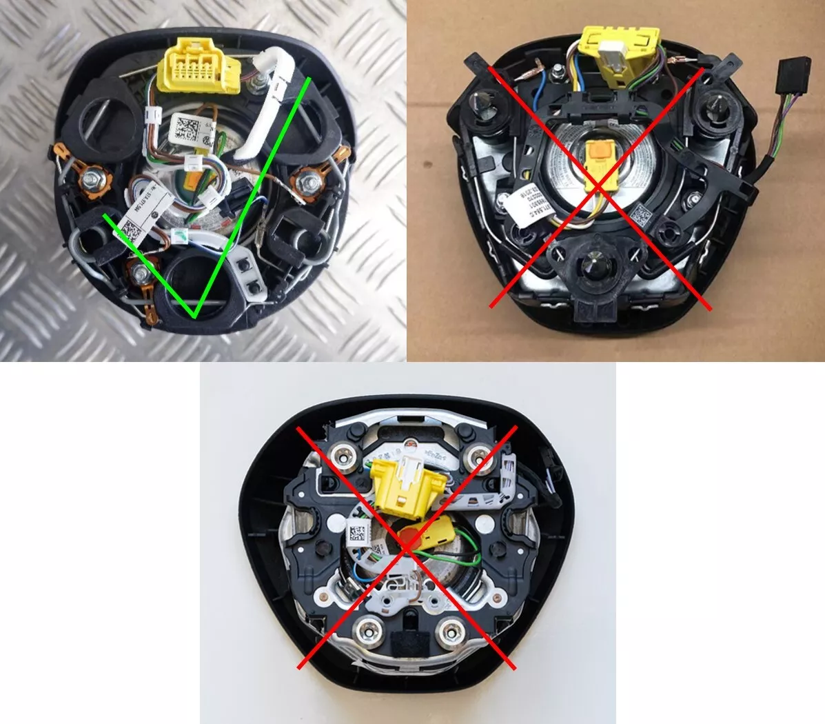 15-20 OEM VW PASSAT TIGUAN TOURAN POLO JETTA STEERING WHEEL BLACK 