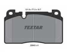 Brake pad set, disc brake Textar 2564305 for Audi Q5