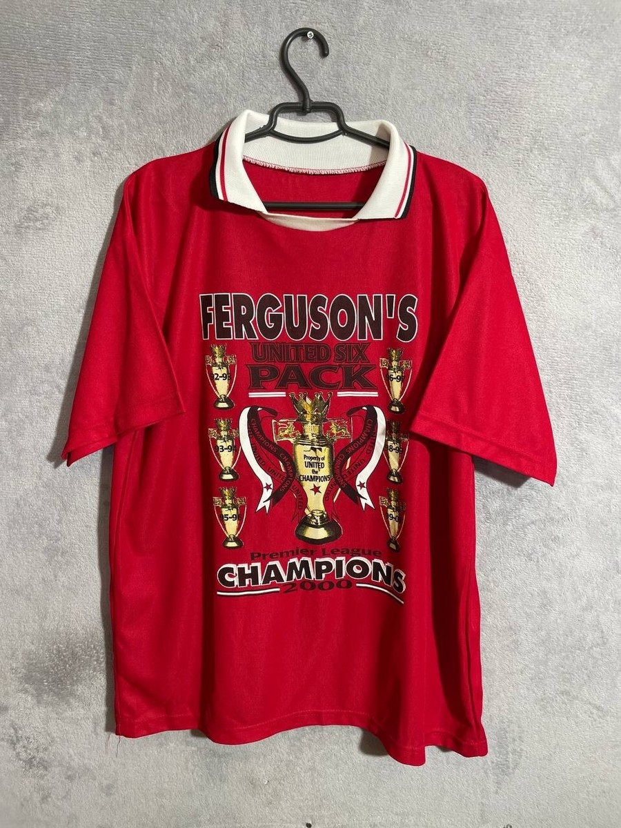 Ferguson Manchester United Champions 2000 Vintage Jersey Football