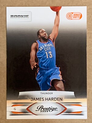 2009-10 Panini Prestige Bonus Shots Rookie James Harden 153 #d/300 Rare. 76ers