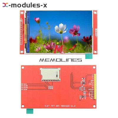 3.5'' 4.0'' Inch TFT LCD Screen Display Board Module SPI Interface 480x320 SD US