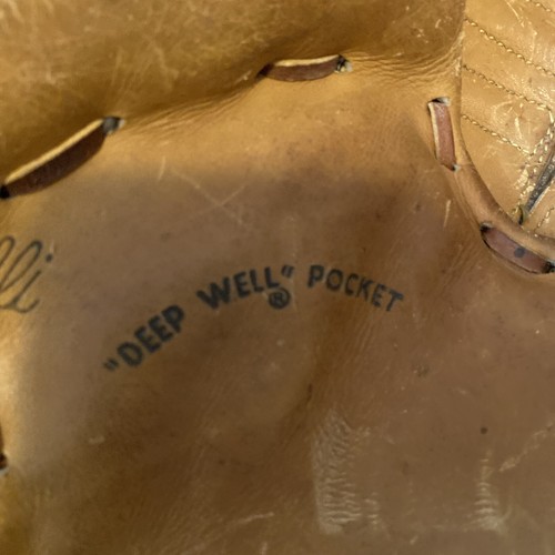 Vintage Rawlings Catcher’s Mitt Glove 218 Doug Camilli Made in USA Pro Design - Picture 7 of 13