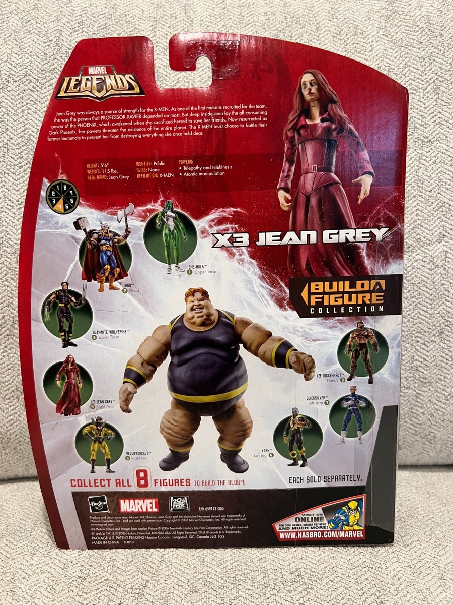 FIGURINE ARTICULÉE MARVEL Legends JEAN GREY BLOB Series avec partie 4 bras droit neuve dans sa