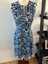 White House, black market blue summer work dress size 0