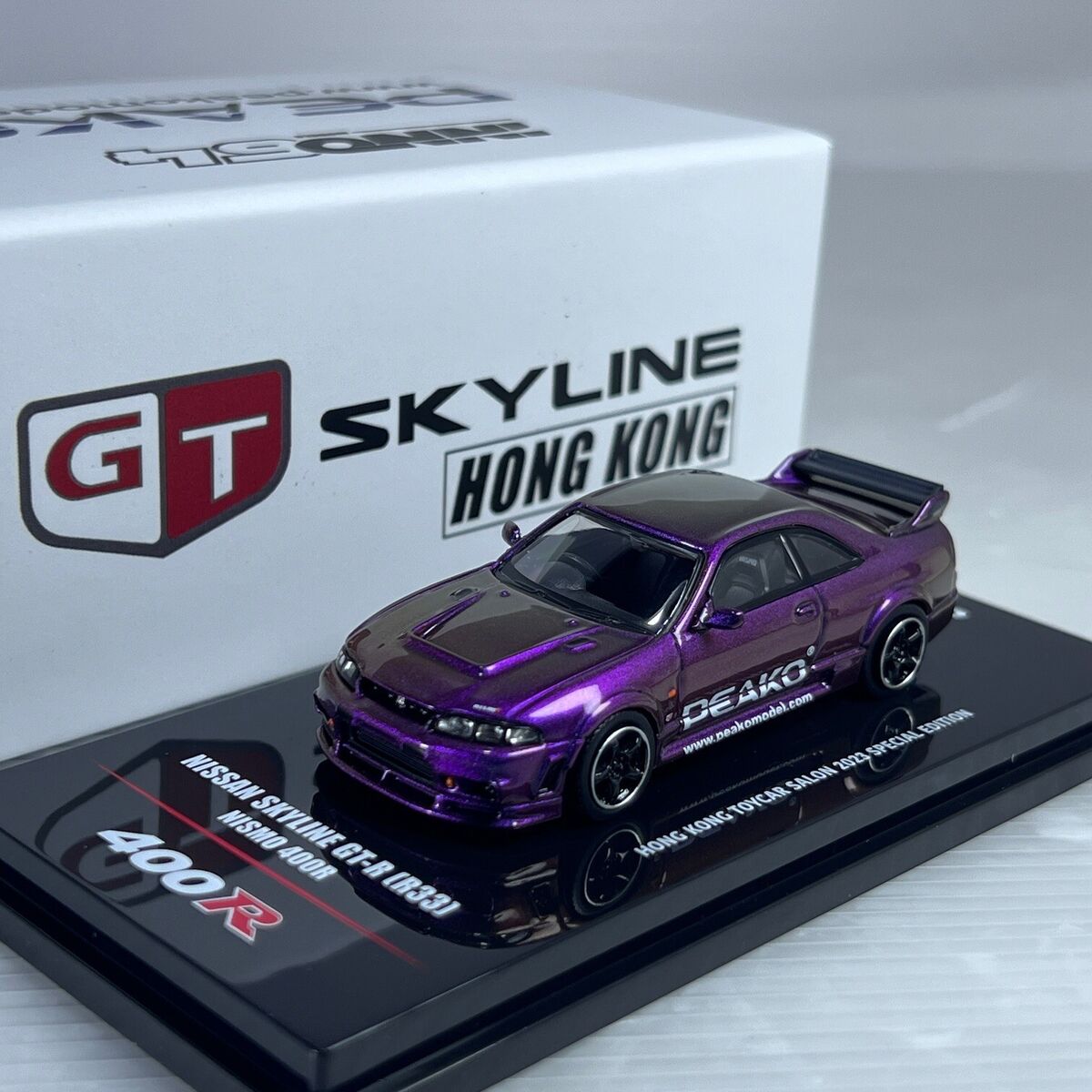 1/64 INNO64 X Peako NISMO Skyline GTR R33 400R Mid Purple 1/64 INNO64 X Peako NISMO Skyline GTR R33 400R Mid Purple