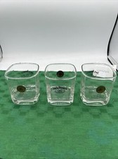 Jack Daniels Whiskey Old No.7 Brand 1914 Gold Medal London Square Glasses Three