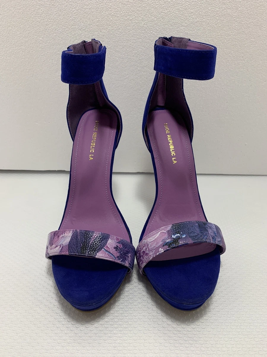 Blue and sales purple heels