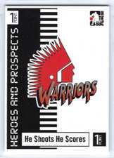 2004-05 ITG Heroes & Prospects HSHS Moose Jaw Warriors logo card