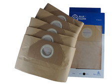 Sacchetti Filtro in Carta 30 L per Aspiratori Solidi e Liquidi 5PZ AR Blue Clean