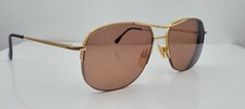 Vintage Eyetel Cruiser 360 Gold Pilot Half-Rim Metal Sunglasses FRAMES ONLY