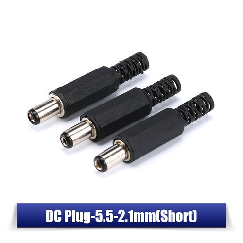 DC Power Jack Plug Panel Socket Male Female Connector Adapter 1.3/2.1/2.5x5.5 mm - Picture 12 of 29