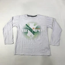 RMT One Piece Pirates Of Heart BEPO Print L/S T Shirt Sz S/M Pls Read As-is