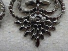 HUGE Vintage KENNETH LANE Clear Rhinestone Chandelier Clip On Earrings - Signed  — photo 4