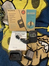 Vintage Sony CM-RX100 Cell Phone Works Read 