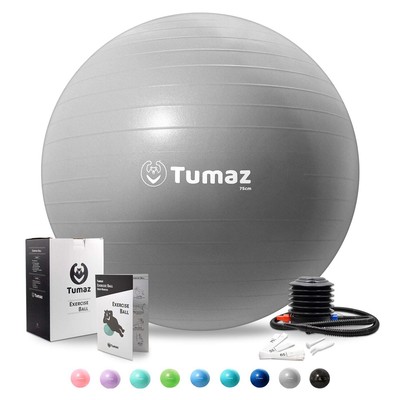 grey exercise ball