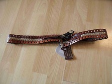 Promod chic leather belt brown size M new zc5...