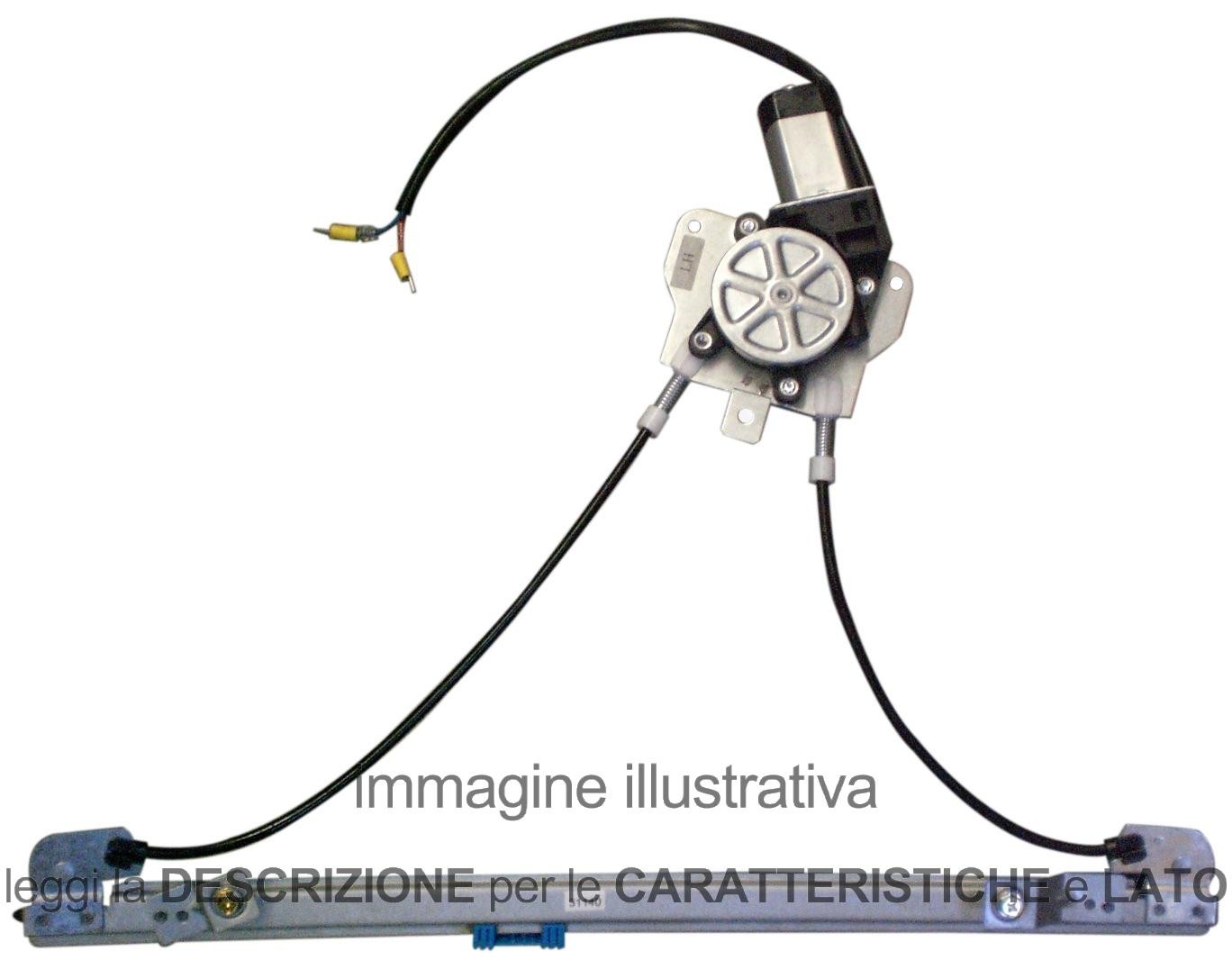 Alzacristallo Citroen Evasion 1994-2002 Anteriore Elettrico 3 Porte Sx Sinistro