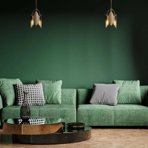 Eden 3-Light Pendant Light in Old Satin Brass for Kitchen & Dining Room - Picture 2 of 9