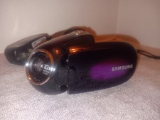 Samsung SMX-C20RN Purple Compact Digital Camcorder 10X zoom. Tested Works 006G
