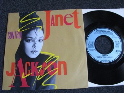 Janet Jackson-Control 7''-1986 Germany-A & M Records-390 138 7-Promosheet