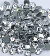 1440 PCS SS4 Clear Crystal Hotfix Rhinestones Iron On Flatback Glass Gems Crafts