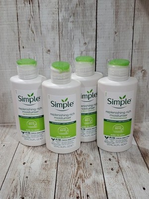 Simple Replenishing Rich Moisturiser, 125Ml By Simple. New- No Box.  X4