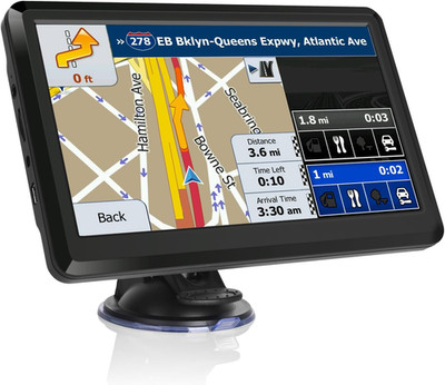 GPS Navigation for Car Truck & RV & Car, Driver Alerts, Turn-By-Turn Directions,