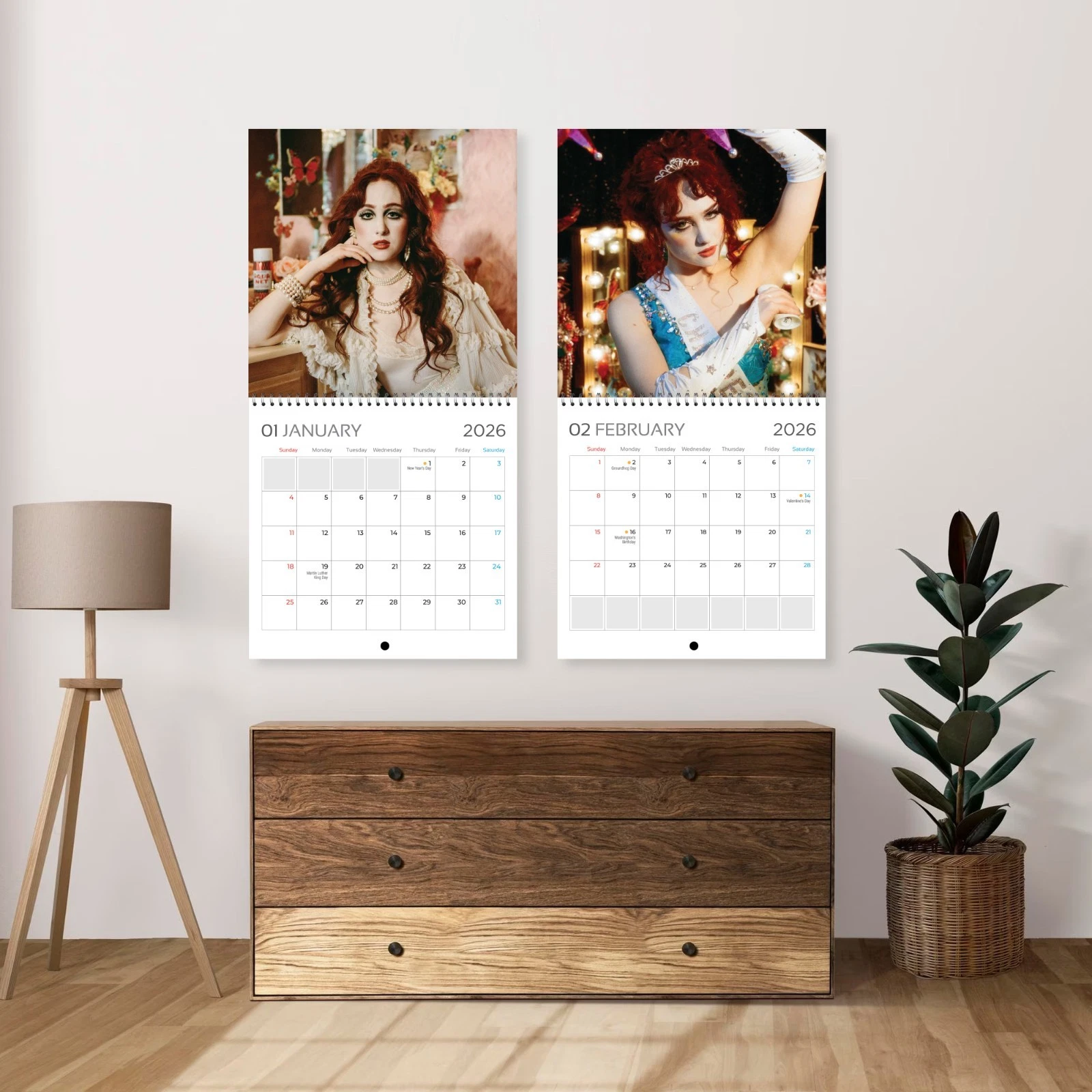Chappell Roan 2026 Wall Calendar, 12-Month Star Collection