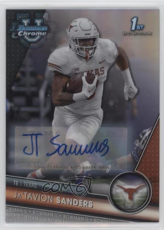 2023 Bowman U Chrome Prospect Refractor 270/499 Ja'Tavion Sanders #158 Auto 14bv