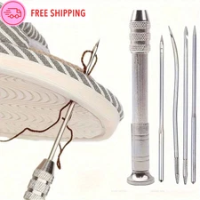 5pc Leather Sewing Needle Set DIY Leather Craft Shoe Repair & DIY Handcraft Tool