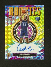 2025-26 Topps Finest Cedric Coward RC Rookies Auto Yellow Geometric /35