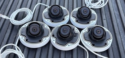 (LOT OF 5) Axis  M3006-V Network Indoor Outdoor POE Cameras 1080p - No Dome