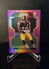 NAJEE HARRIS RC ? SP 2021 Panini Prizm Pink Rookie Card Parallel No. 343. rookie card picture