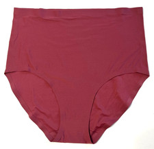 Chantelle ONE SIZE PLUS 1X-4X SoftStretch Brief Panty 1137 NWOT Merlot